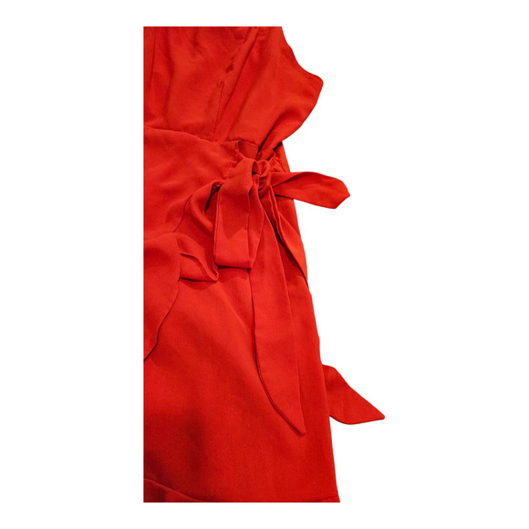 Large Red Sleeveless Mini Dress - Picture 2 of 6